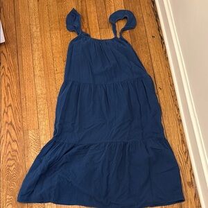 Navy Blue Sleeveless Dress